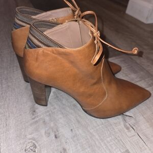 Brenda Zapo Leather Ankle Boots